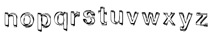 Jitter Regular Font LOWERCASE