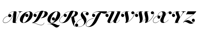 Jitzu Swash Black Font UPPERCASE