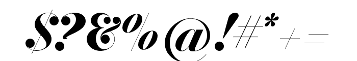 Jitzu Swash Display Font OTHER CHARS