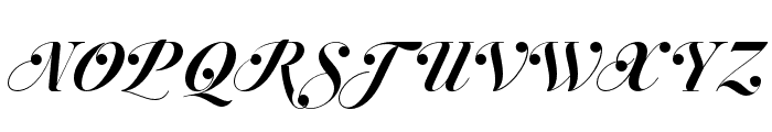 Jitzu Swash Medium Font UPPERCASE