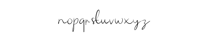 Joa Script Regular Font LOWERCASE