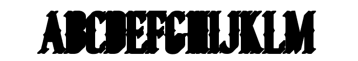 Jocker-ExtrudeBlockLeft Font UPPERCASE