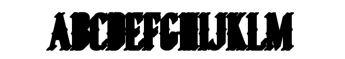 Jocker-ExtrudeBlockLeft Font LOWERCASE