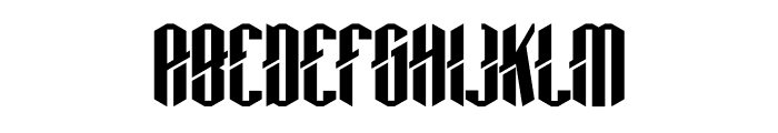 Jofudg Font UPPERCASE