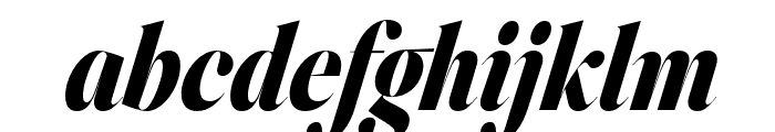 Johannes Keppler Black Italic Font LOWERCASE