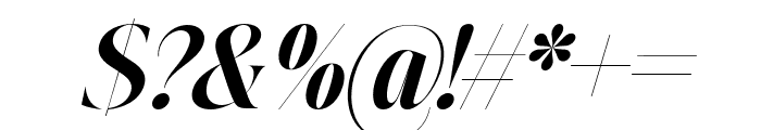 Johannes Keppler Bold Italic Font OTHER CHARS