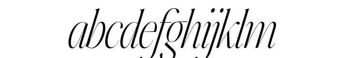 Johannes Keppler ExtLt Ita Font LOWERCASE