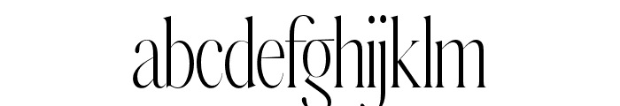 Johannes Keppler Extra Light Font LOWERCASE