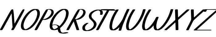 John Tone Italic Font UPPERCASE