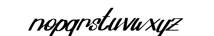 John Tone Italic Font LOWERCASE