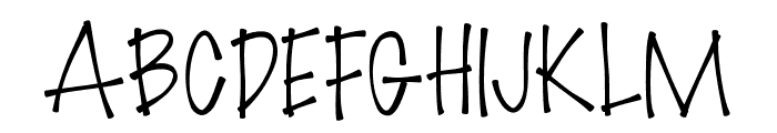JoieWalks-Thin Font UPPERCASE