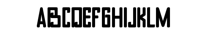 Joined tightly Regular Font UPPERCASE
