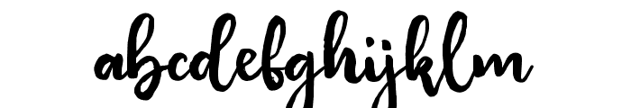 Jolajoliebrush Font LOWERCASE