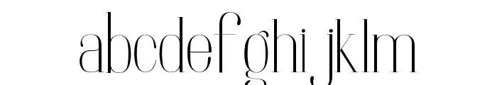 Joliet Regular Font LOWERCASE