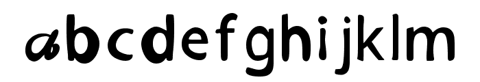 Jolly Regular Font LOWERCASE