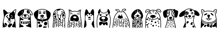 Jolly dog Font UPPERCASE