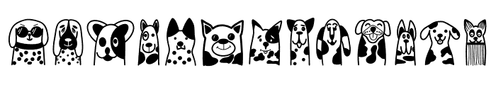 Jolly dog Font UPPERCASE