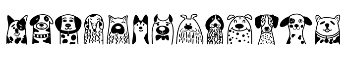 Jolly dog Font LOWERCASE