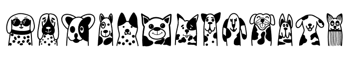 Jolly dog Font LOWERCASE