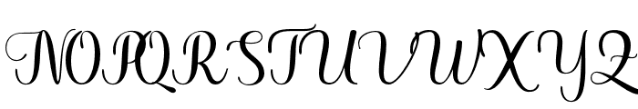 Jonalyn Script Font UPPERCASE