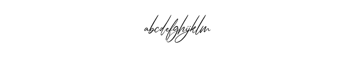 JonathanBilly-Regular Font LOWERCASE