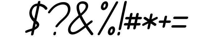 Jonatte Italic Font OTHER CHARS