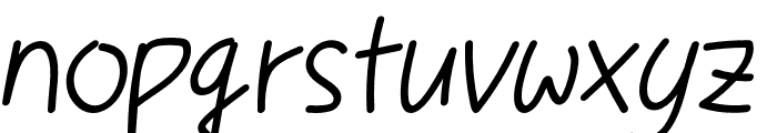 Jonatte Italic Font LOWERCASE