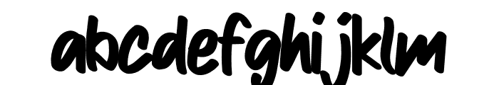 Jony Brushty Font LOWERCASE