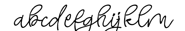 Jooylline Italic Font LOWERCASE
