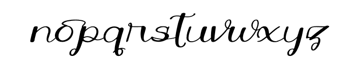 Jopalena Italic Font LOWERCASE