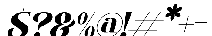 Jordan Italic Font OTHER CHARS