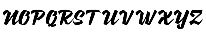 Jostena-Regular Font UPPERCASE