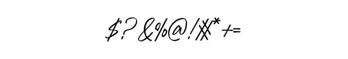 Jotosan Signature Font OTHER CHARS