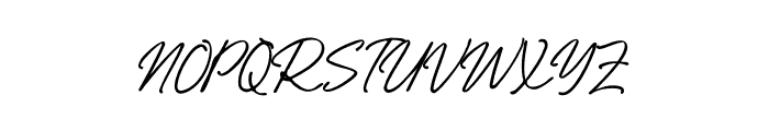 Jotosan Signature Font UPPERCASE