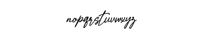 Jotosan Signature Font LOWERCASE
