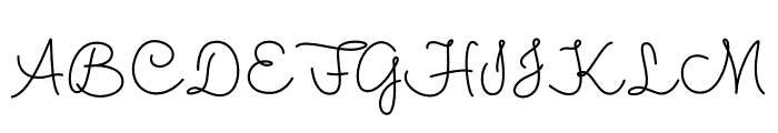 Jovita Signature Font UPPERCASE