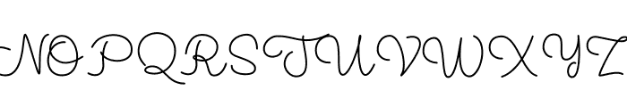 Jovita Signature Font UPPERCASE