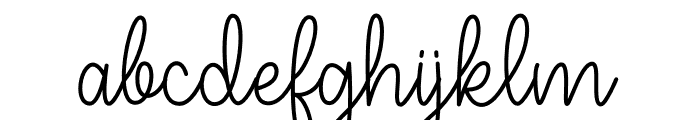 Jovita Signature Font LOWERCASE