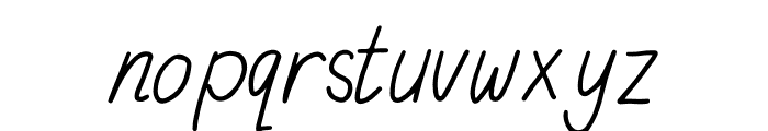 Joy Notebook Font LOWERCASE