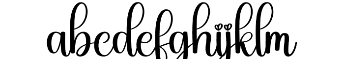 Joyful Baby Font LOWERCASE