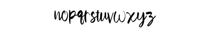 Joyful Brush Font LOWERCASE