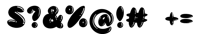 Joyful Bubble Font OTHER CHARS