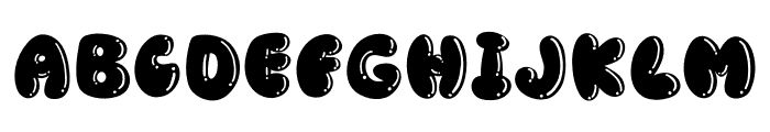 Joyful Bubble Font UPPERCASE