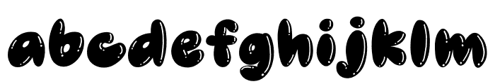 Joyful Bubble Font LOWERCASE