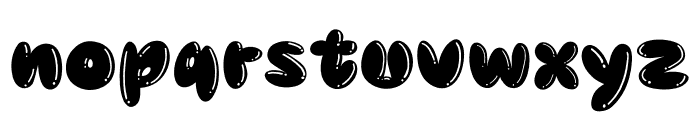 Joyful Bubble Font LOWERCASE