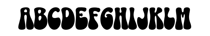 Joyful Groove Font UPPERCASE