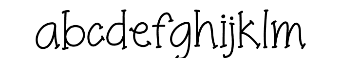 Joyful Handwriting Font LOWERCASE