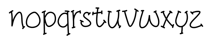 Joyful Handwriting Font LOWERCASE