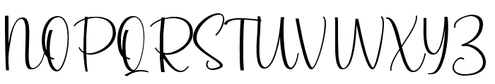 Joyful Script Regular Font UPPERCASE