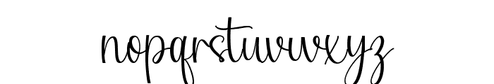 Joyful Script Regular Font LOWERCASE